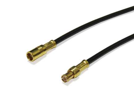 Huber+Suhner RG174U/11MCX/21MCX/150 Cavo assemblato, MCX plug/jack, RG174, 15 cm