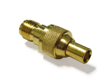 QAXIAL MCX-SMA40-01 MCX jack to SMA female coaxial adapter