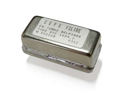 CEPE Filtre STF 1005.2 72 MHz band-pass filter