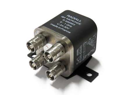 Radiall R566963000 Electromechanical coaxial latching relay, tranfer, 28V
