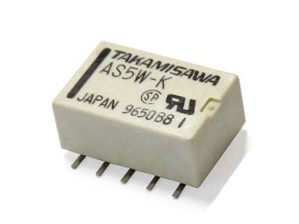Fujitsu AS-5W-K-B05 Electromechanical relay, DPDT, 5V