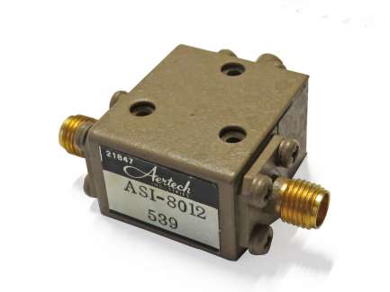 Aertech ASI-8012 Coaxial isolator 7.5 - 12 GHz, 20 W