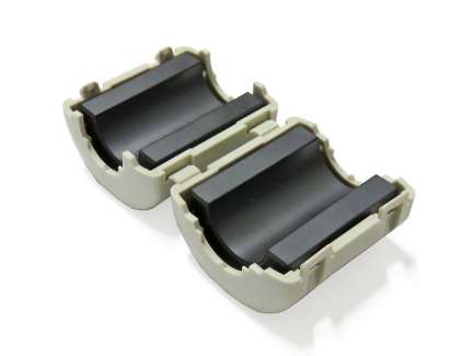 KE KITAGAWA RFC-13 EMI filtering ferrite core with clip for 12-14 mm round cables