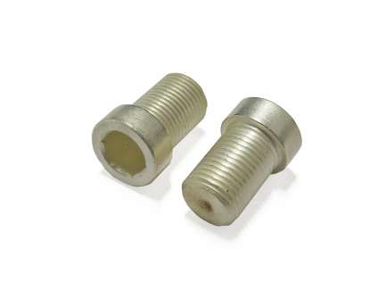   Silver-plated brass tuning screw, M8x0.75