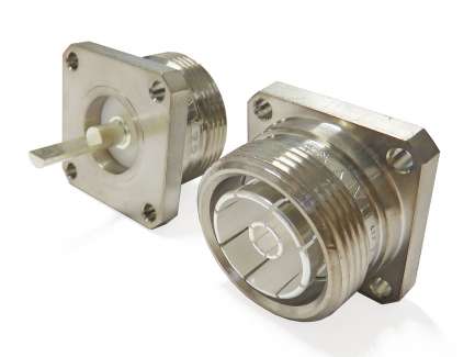 CMSrl RDP.04.021 4-hole flange pin tab 7/16 DIN female connector