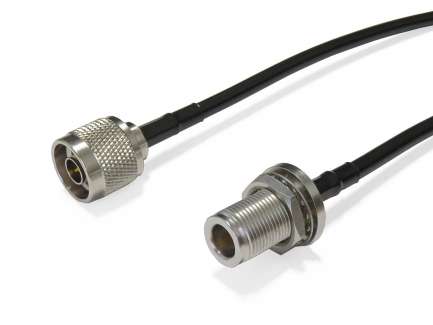 QAXIAL N02N15-04-00500 Cable assembly, N male/female, LLF240, 50 cm