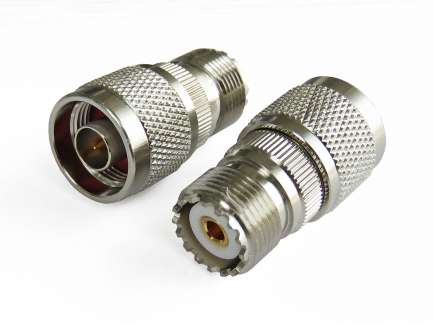 QAXIAL N-UHF42-01 N male to UHF female (SO239) coaxial adapter