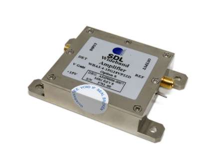 SDL WBA3-4-15G28VP22D Ultra wideband amplifier, 20 kHz - 18 GHz, SMA female