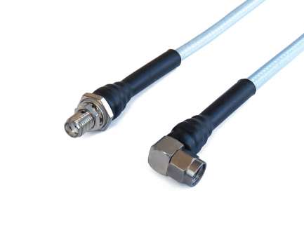 Huber+Suhner 314-193/34 Cable assembly, SMA right angle male/female, SUCOFLEX_103, 40 cm