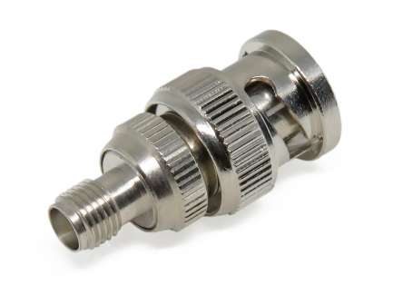 Amphenol RF SMAF-BM1-NT3G-50 BNC male to SMA female coaxial adapter