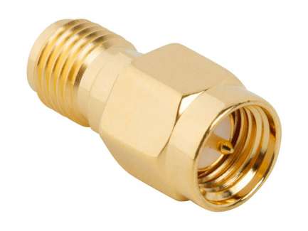 Amphenol RF SMA5071A1-3GT50G-50 SMA male to SMA female coaxial adapter