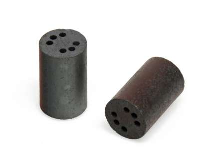 Fair-Rite 2644666611 Six-hole ferrite core for construction of VK200 chokes, Ø6 x 10 mm