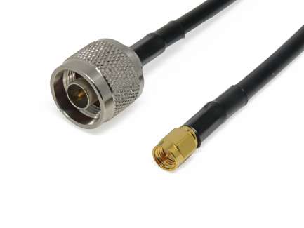 QAXIAL N02S02-12-01500 Cable assembly, N male/SMA male, RG223, 1.5 m