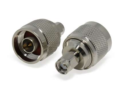 QAXIAL N-RPSMA41-01 N male to RP-SMA male adapter