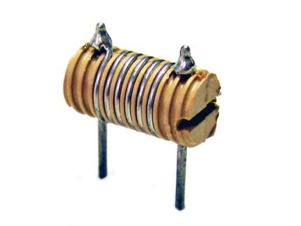   Non-magnetic core wound inductor, 50nH