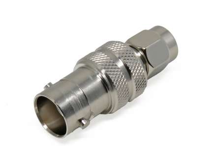 QAXIAL BNC-SMA42-02 Adattatore coassiale BNC femmina a SMA maschio