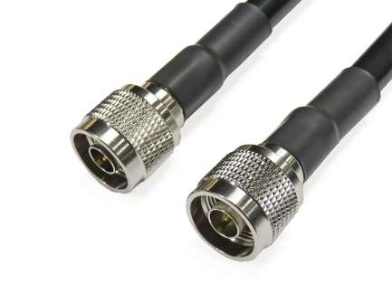 QAXIAL N02N02-24-04000 Cavo assemblato, 2x N maschio, LLF400, 4 m