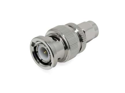 QAXIAL BNC-SMA41-01 BNC male to SMA male coaxial adapter