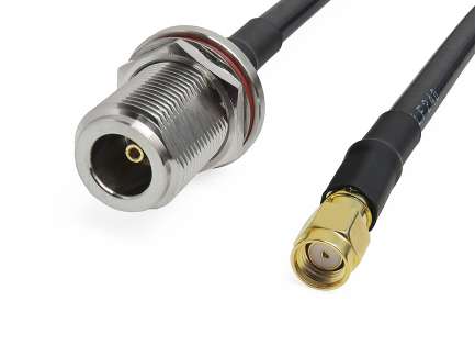 QAXIAL N15R02-22-00500 Cable assembly, N female/RP-SMA male, LLF240, 50 cm