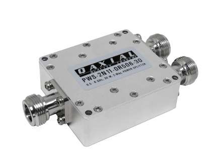 QAXIAL PWS-2N11-0R506-30 Divisore di potenza coassiale a 2 vie, 0.5 - 6 GHz, 30W