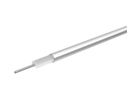 Huber+Suhner SR_86_AL_TP_M17_COIL Semi-rigid .086 tinned aluminium coaxial cable