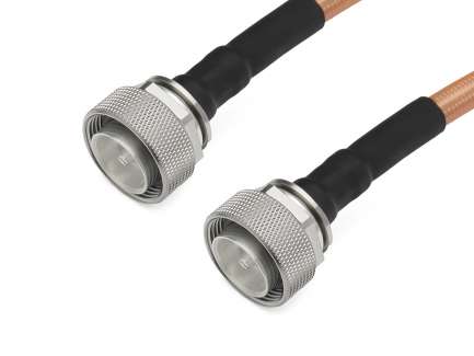 QAXIAL D02D02-07-00500 Cable assembly, 2x 7/16 DIN male, RG393, 50 cm