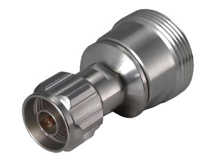 Huber+Suhner 33_N-716-50-51/-33_NE 7/16 DIN female to N male coaxial adapter, precision series