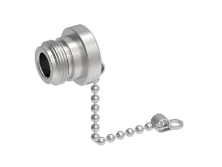 Radiall R161841000 N female dust cap with chain