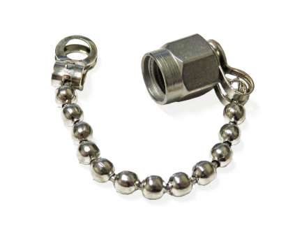 Radiall R125812001W SMA male dust cap with chain