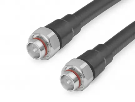 RFS 43M43MS12-0500FFP Cavo coassiale assemblato jumper, 2x 4.3-10 maschio, CELLFLEX® SCF12-50J, 5 m, IP68