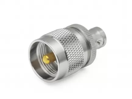 QAXIAL BNC-UHF42-02 Adattatore coassiale BNC femmina a UHF maschio (PL259)