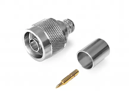 QAXIAL N02-07-01 Connettore coassiale N maschio a crimpare per RG213 / RG8 / RG225