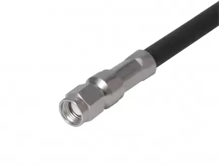 Huber+Suhner 11_SMA-R50-4-97/133_NH Crimp reverse polarity SMA (RP-SMA) male coaxial connector for LMR-240 / LLF240 / SPUMA_240